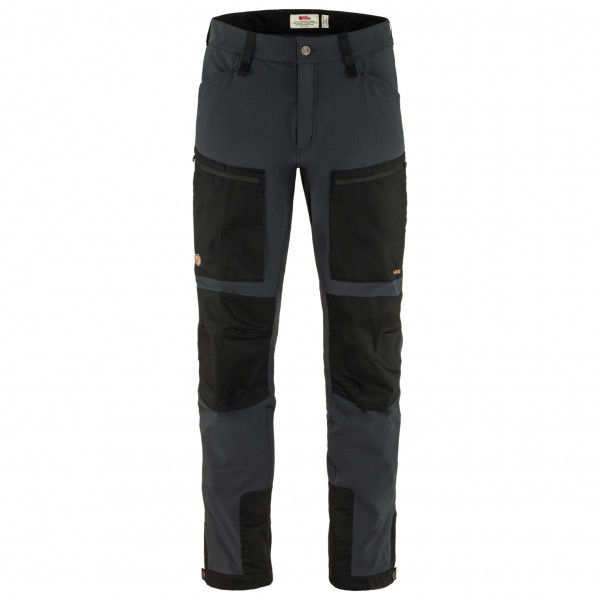 Fjällräven - Keb Agile Trousers - Trekkinghose Gr 48 - Long: 34'' - Fixed Length schwarz