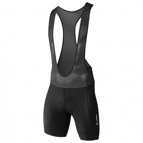 Löffler - Bike Trägerhose Light Hotbond - Radunterhose Gr 46 schwarz/grau