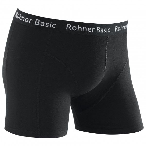 Rohner - Basic Boxer 1er Pack - Unterhose Gr S schwarz