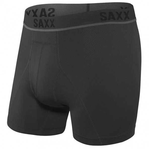 Saxx - Kinetic HD Boxer Brief - Kunstfaserunterwäsche Gr XS schwarz