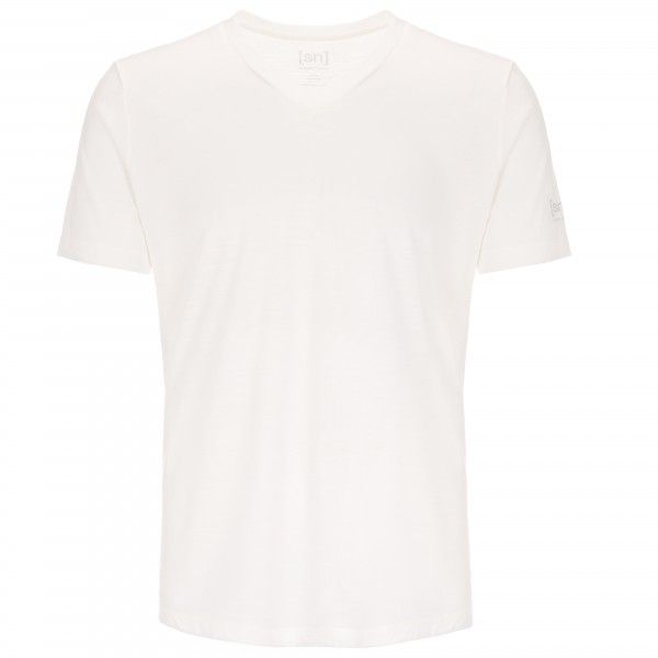 super.natural - Base V-Neck Tee 140 - T-Shirt Gr S schwarz