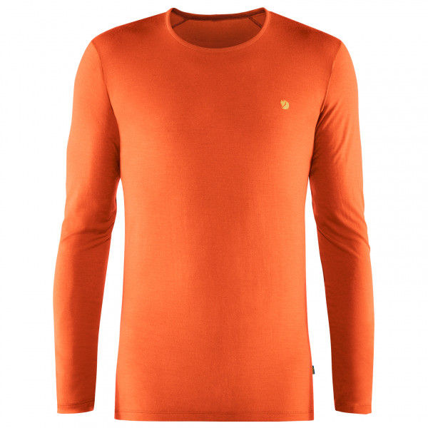 Fjällräven - Bergtagen Thinwool L/S - Merinounterwäsche Gr S rot/orange