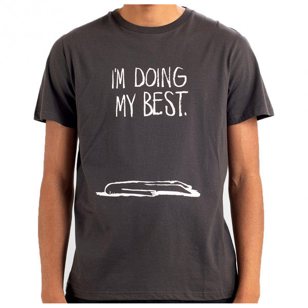 DEDICATED - Stockholm Doing My Best - T-Shirt Gr L weiß