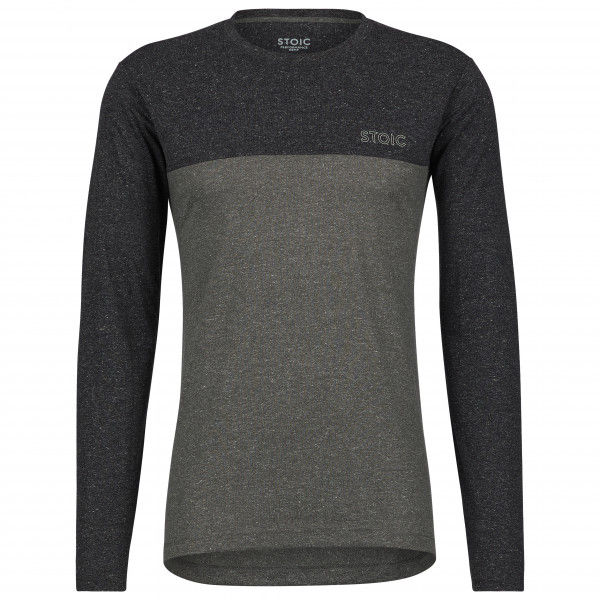 Stoic - Hemp20 SälkaSt. L/S - Funktionsshirt Gr S grau/schwarz