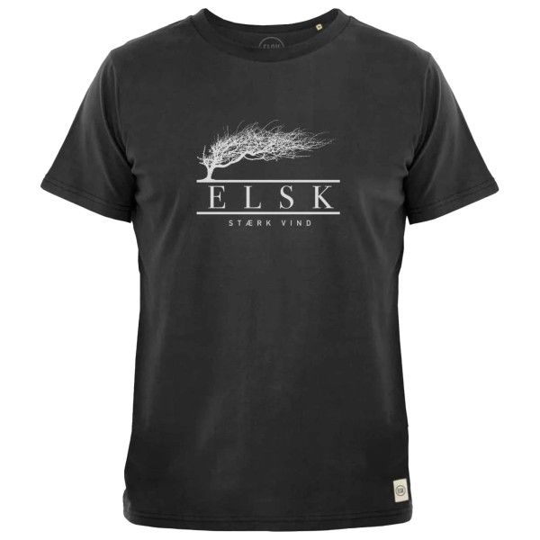 ELSK - Vind Essential Tee - T-Shirt Gr S schwarz