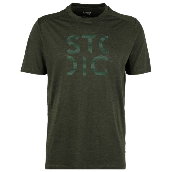 Stoic - Merino150 HeladagenSt. T-Shirt Artwork - Merinoshirt Gr S schwarz