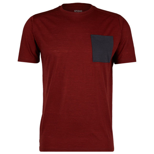 Stoic - Merino150 MMXX. Pocket Tee - Merinoshirt Gr S schwarz