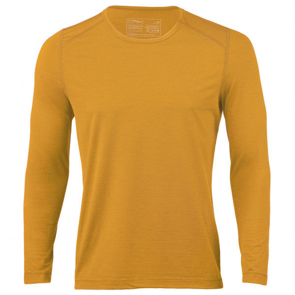 Engel Sports - Shirt Langarm Regular Fit - Merinoshirt Gr S orange