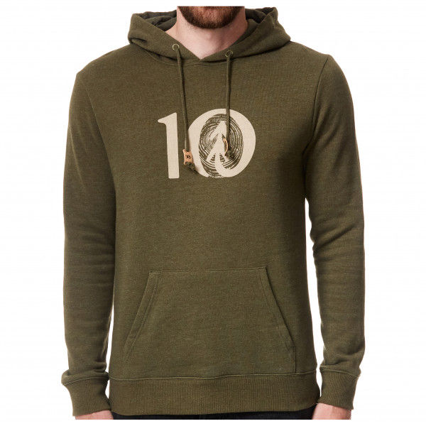 tentree - Woodgrain Ten Hoodie Gr L grau