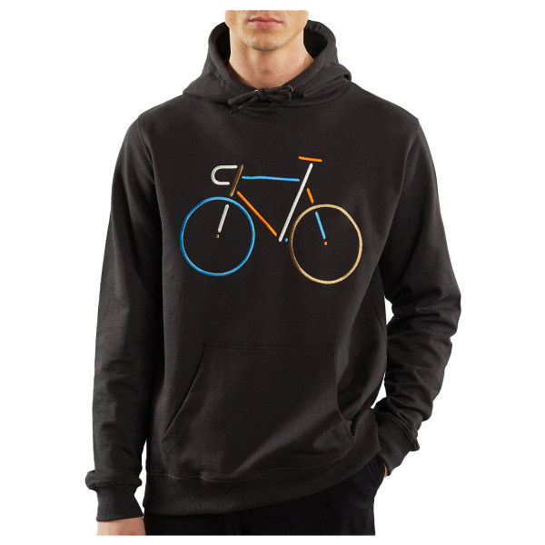 DEDICATED - Hoodie Falun Color Bike - Hoodie Gr L schwarz