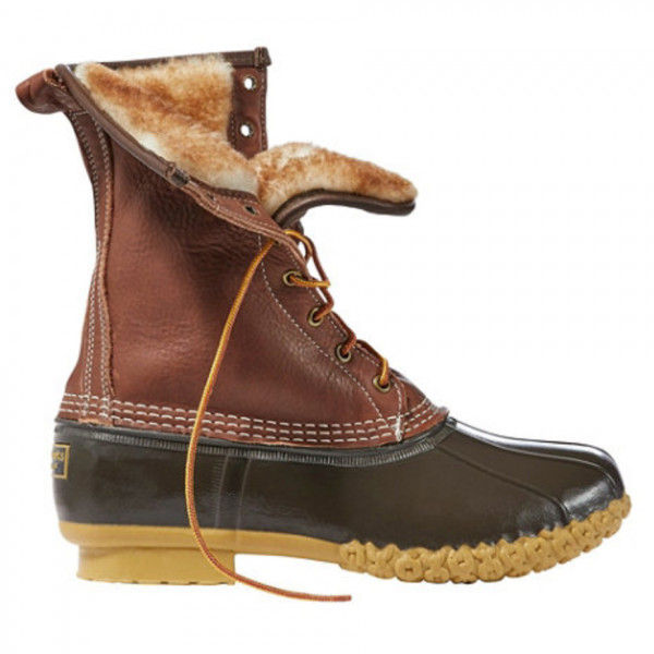 L.L.Bean - 10'' Shearling Bean Boot - Winterschuhe Gr 43 braun