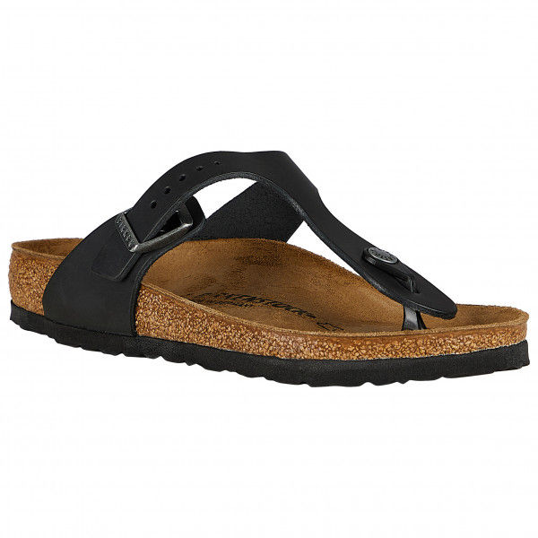 Birkenstock - Gizeh FL - Sandalen Gr 36 - Normal schwarz/braun