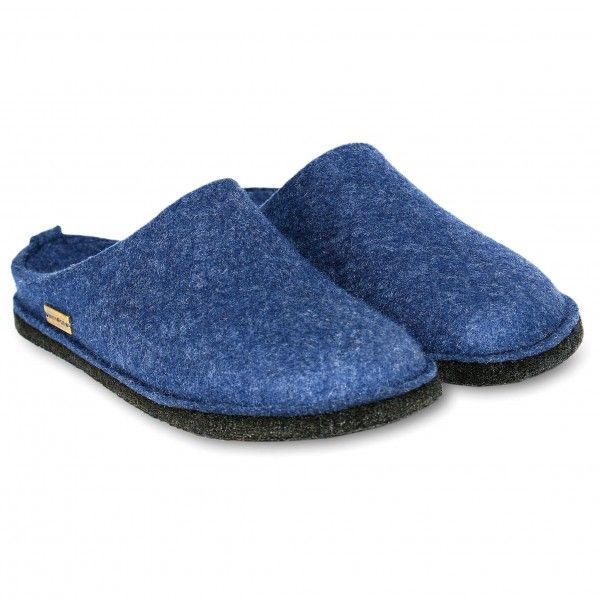 Haflinger - Soft - Hüttenschuhe Gr 49 blau