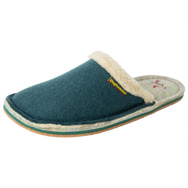 Doghammer - Hütte-Zua Vegan - Hüttenschuhe Gr 36 oliv/weiß/grau