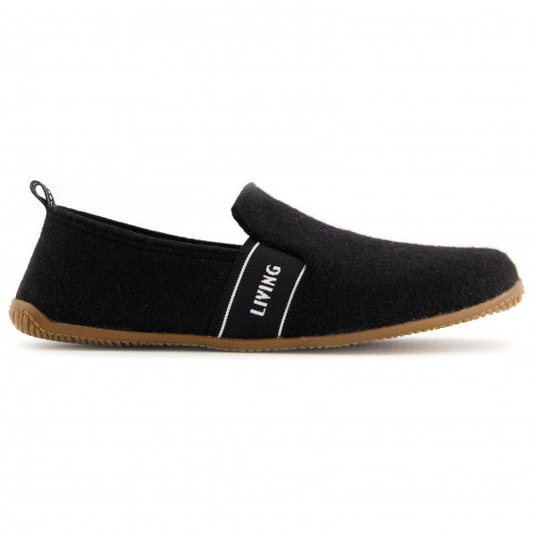 Living Kitzbühel - T-Modell Filz & LK Schriftzug No. 4027 - Hüttenschuhe Gr 41 schwarz