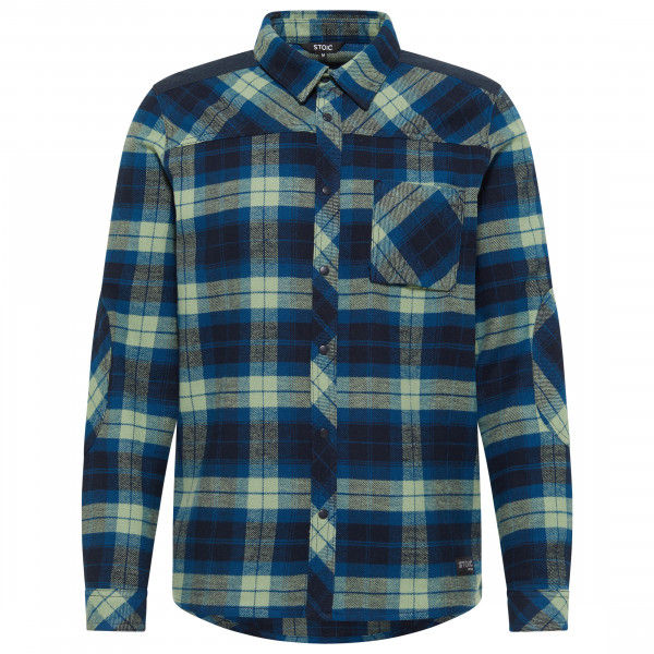 Stoic - MMXX.Malmö Flannel Shirt - Hemd Gr M blau