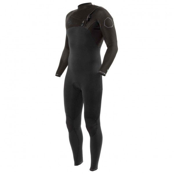 Vissla - High Seas II 4-3 Full Chest Zip - Neoprenanzug Gr M - Regular schwarz