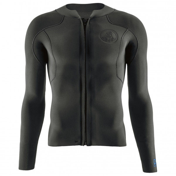 Patagonia - R1 Lite Yulex Front-Zip L/S Top - Neoprenanzug Gr S schwarz/grau
