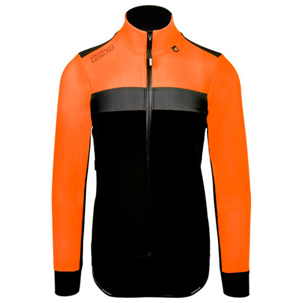 Bioracer - Spitfire Tempest Protect Winter Jacket Fluo - Fahrradjacke Gr S schwarz/orange