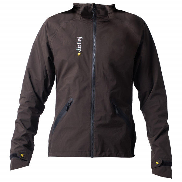 dirtlej - Weathershield Waterproof - Fahrradjacke Gr M grau/schwarz