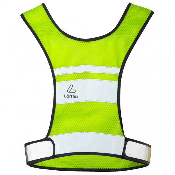 Löffler - Reflex Vest - Fahrradweste Gr XL grün
