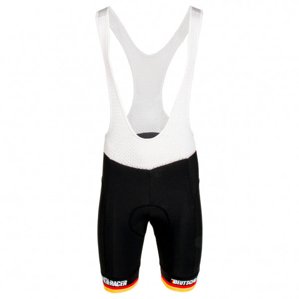Bioracer - Bibshort Germany Race Proven - Radhose Gr M weiß/schwarz