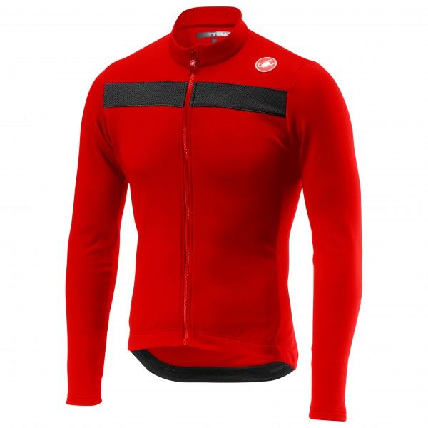 Castelli - Puro 3 Jersey Full Zip - Radtrikot Gr S rot