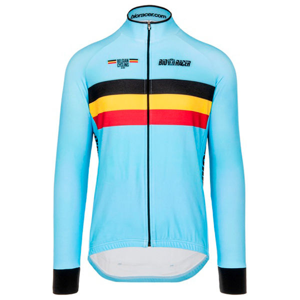 Bioracer - Belgium L/S Jersey Tempest 2.0 - Radtrikot Gr S blau