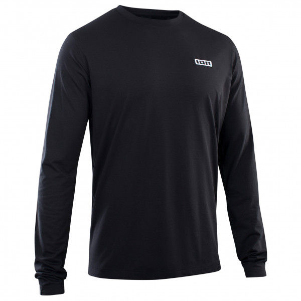 ION - Tee S_Logo L/S DR - Radtrikot Gr 48 - S schwarz
