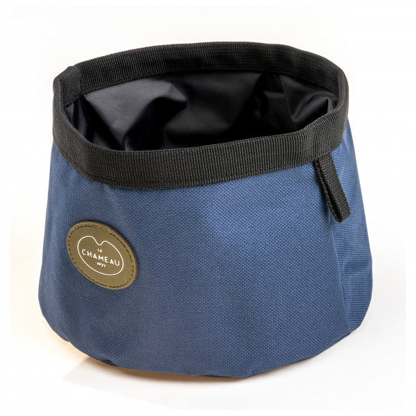 Le Chameau - Tragbarer Hundenapf - Hundezubehör Gr Ø 23 cm, 12 cm hoch bleu foncé