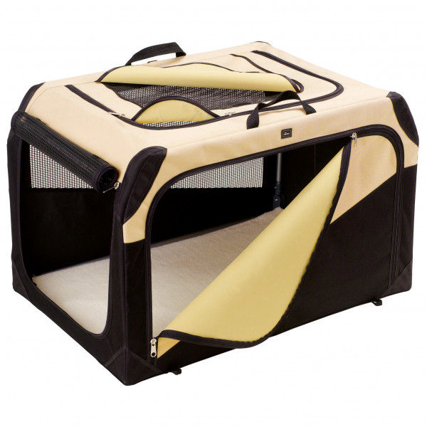 Hunter - H-Box faltbar - Hundezubehör Gr S tan /schwarz