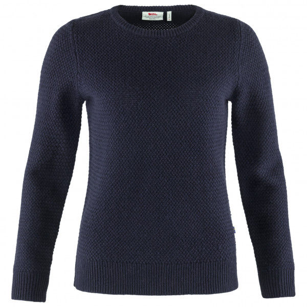 Fjällräven - Women's Övik Structure Sweater - Merinopullover Gr XS grau/beige