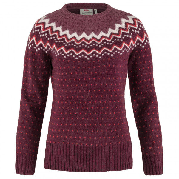 Fjällräven - Women's Övik Knit Sweater - Wollpullover Gr XS rot