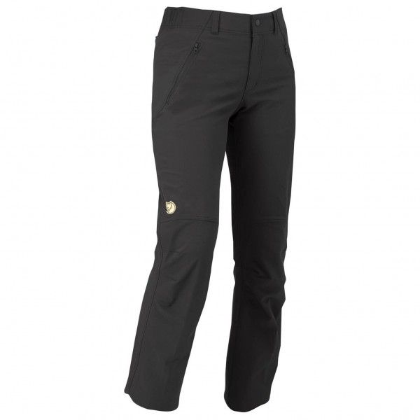Fjällräven - Women's Oulu Trousers - Trekkinghose Gr 38 - Raw Length schwarz