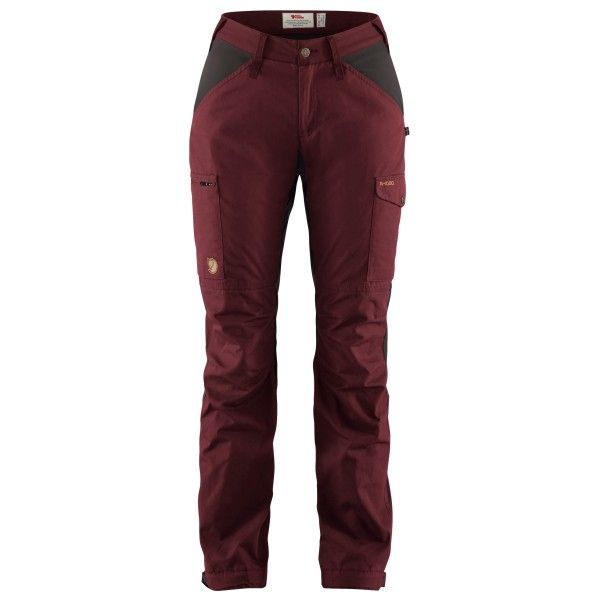 Fjällräven - Women's Kaipak Trousers Curved - Trekkinghose Gr 34 - Fixed Length schwarz