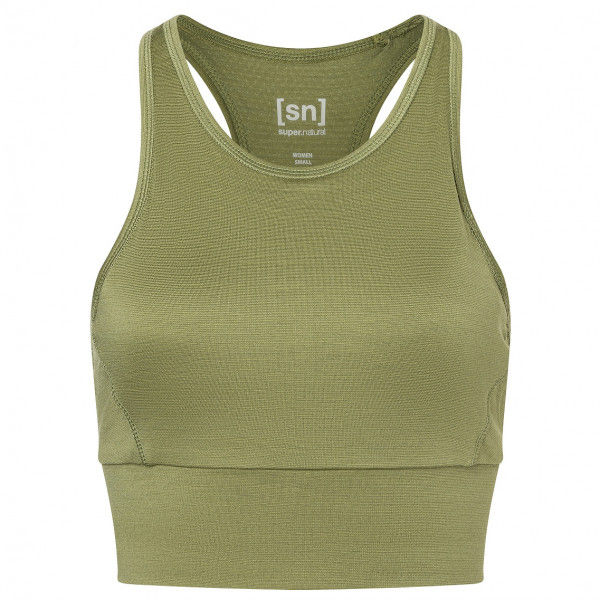 super.natural - Women's Liquid Flow Top - Sport-BH Gr L schwarz