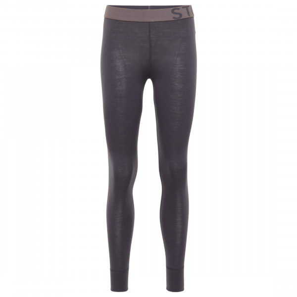 Stoic - Women's Merino180 BjoernenSt. II Long Pants - Merinounterwäsche Gr 44 grau