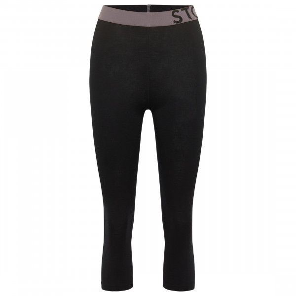 Stoic - Women's Merino180 BjoernenSt. II 3/4 Pants - Merinounterwäsche Gr 34 schwarz