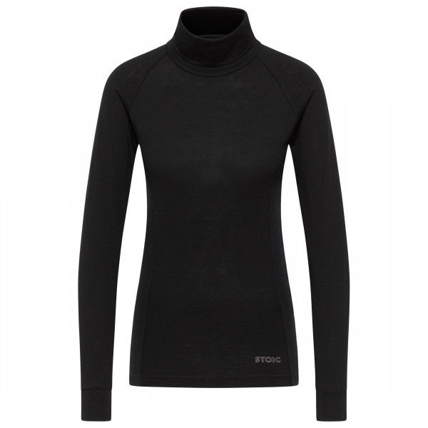 Stoic - Women's Merino180 BjoernenSt. Turtle Neck - Merinounterwäsche Gr 46 schwarz