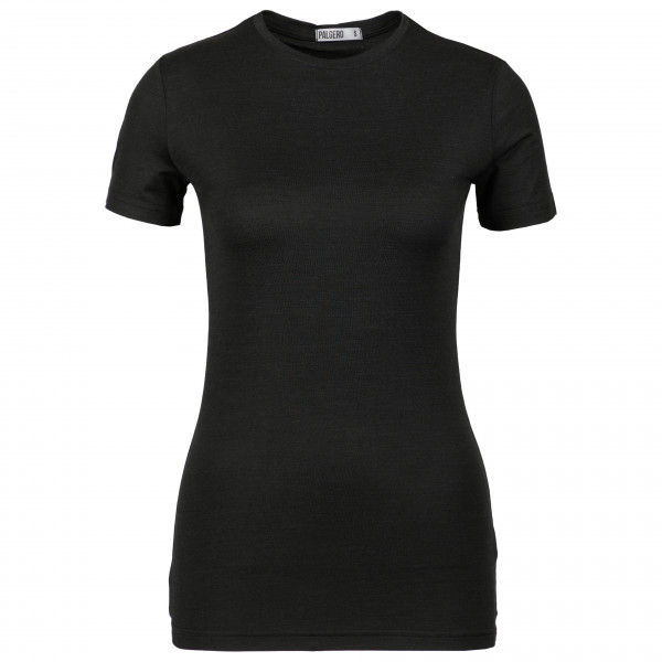 Palgero - Women's Ella Body-Fit Merino Kurzarm - Merinounterwäsche Gr XS schwarz