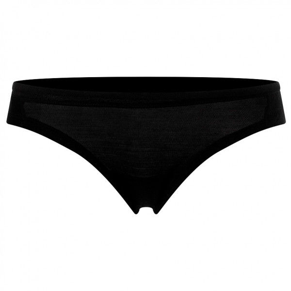 super.natural - Women's Base Thong 175 - Merinounterwäsche Gr XS schwarz