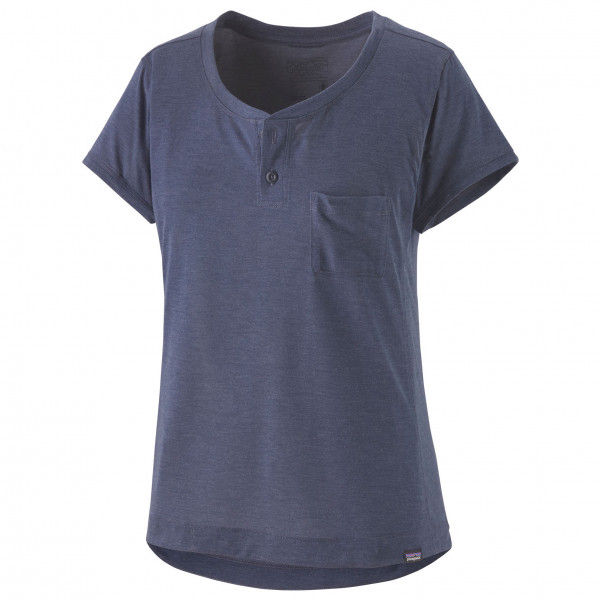 Patagonia - Women's Cap Cool Trail Bike Henley - Funktionsshirt Gr S blau