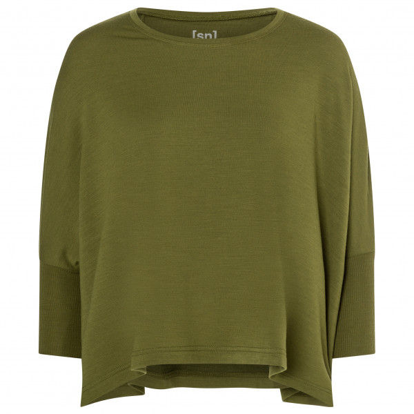 super.natural - Women's Half Top - Longsleeve Gr L blau