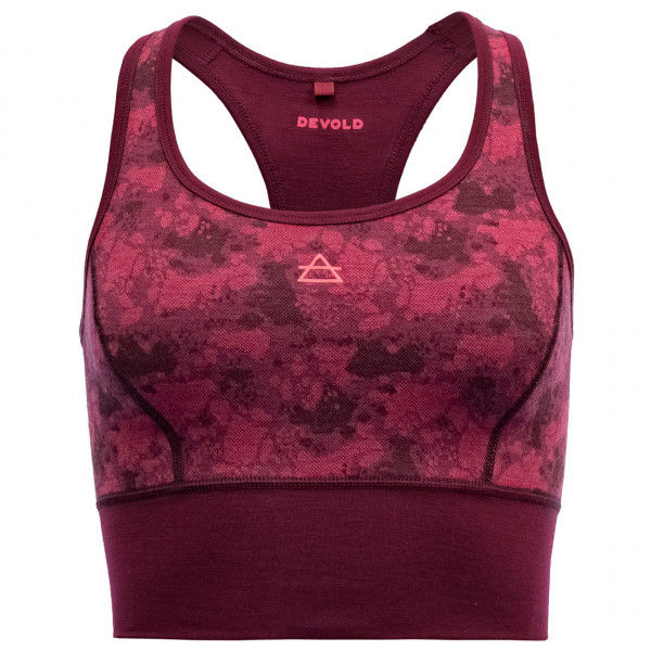 Devold - Women's Kvitegga Top - Merinoshirt Gr XS rot