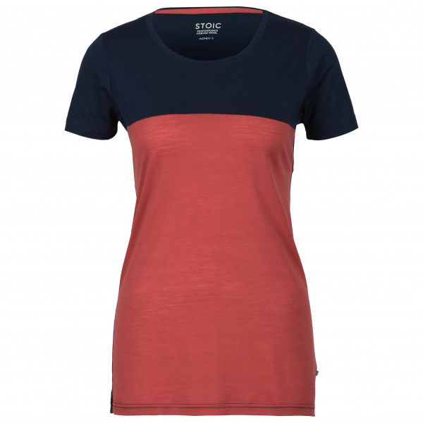 Stoic - Women's MerinoMesh150 BensjonSt. II T-Shirt - Merinoshirt Gr XS rot