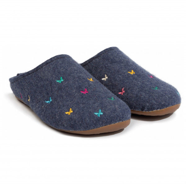 Haflinger - Women's Everest Farfalline - Hüttenschuhe Gr 36 braun/grau/schwarz