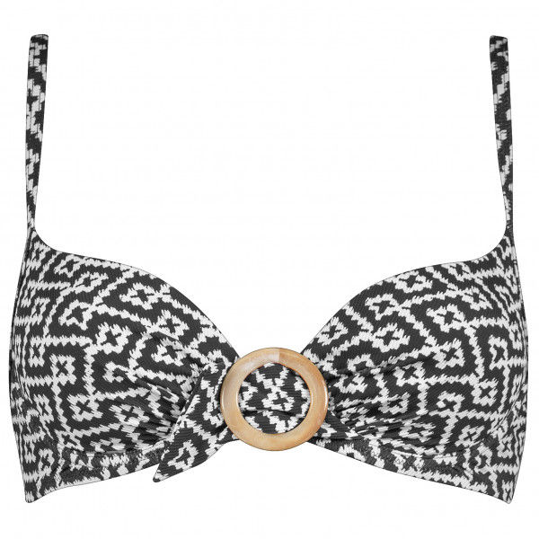 Watercult - Women's Bikini Top Ethno Craft - Bikini-Top Gr 42 - Cup B grau