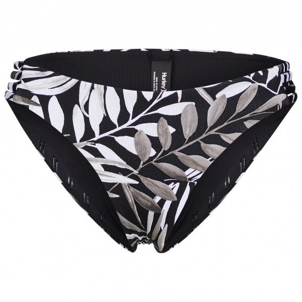 Hurley - Women's Max Party Palm Mod Bottom - Bikini-Bottom Gr S schwarz
