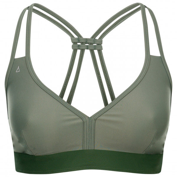 INASKA - Women's Top Wild - Bikini-Top Gr XL grau/oliv