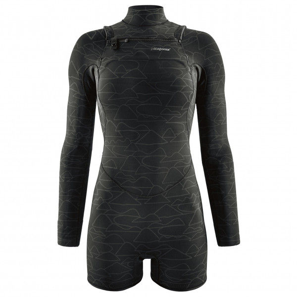 Patagonia - Women's R1 Lite Yulex Front-Zip L/S Spring Suit - Neoprenanzug Gr 8 schwarz